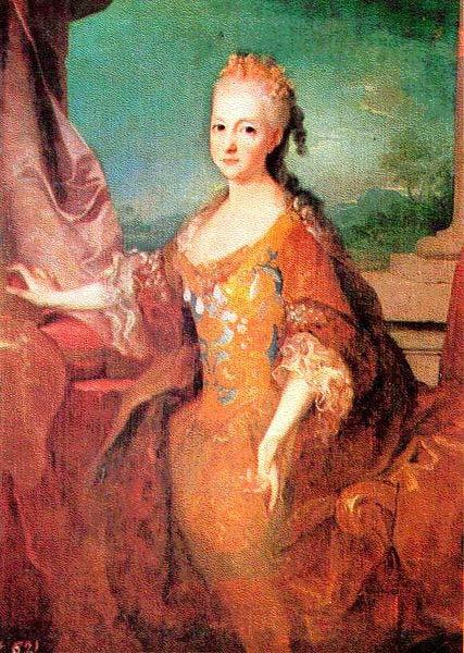 Jean Ranc Portrait of Louise elisabeth d'Orleans Spain oil painting art